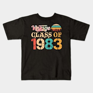 Vintage Class Of 1983 Classic Retro Birthday Gift Men Women Kids T-Shirt